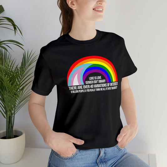 Two Boxes? Gender Isn't Binary Unisex Pride T-Shirt