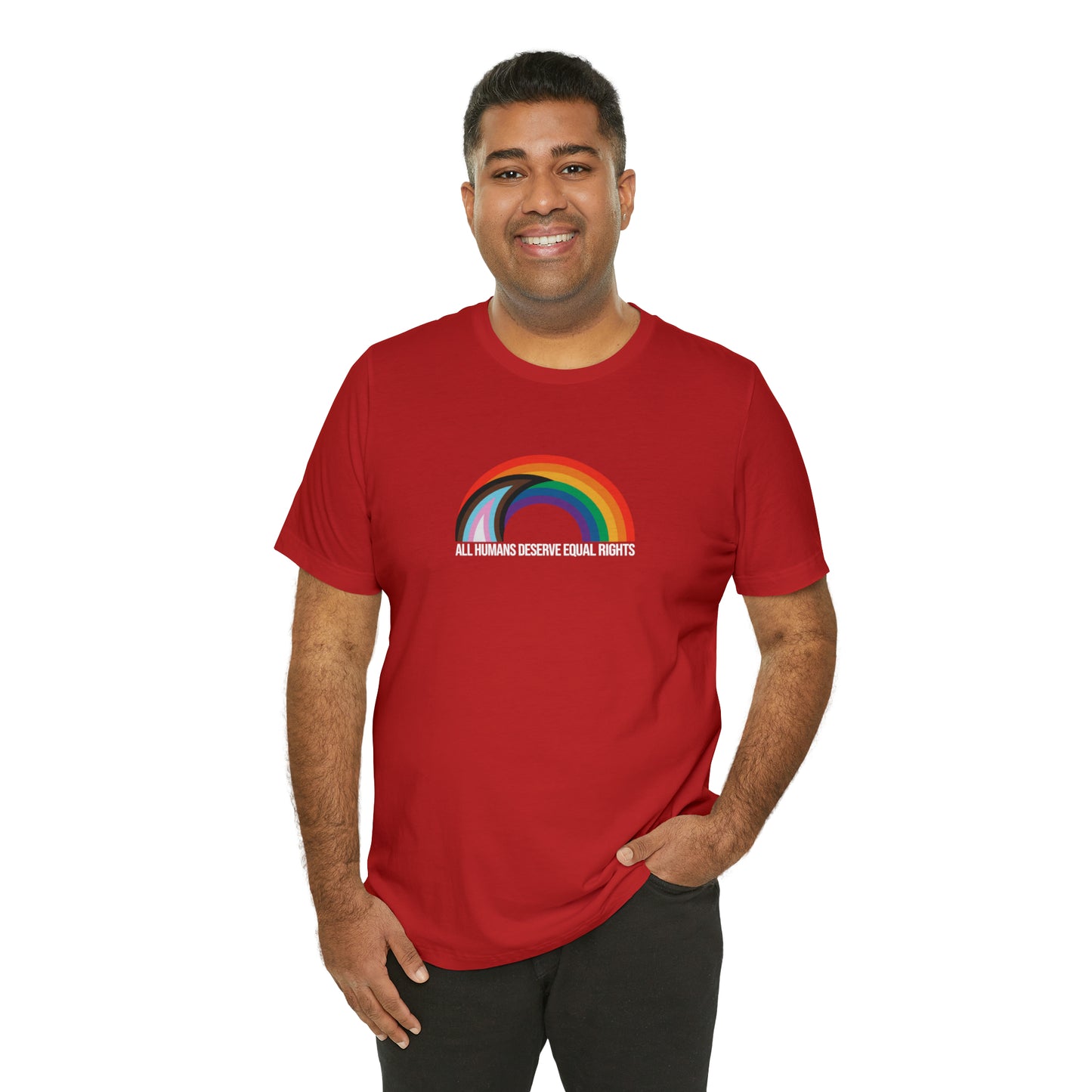 Rainbow Equal Rights - Unisex Pride T- Shirt