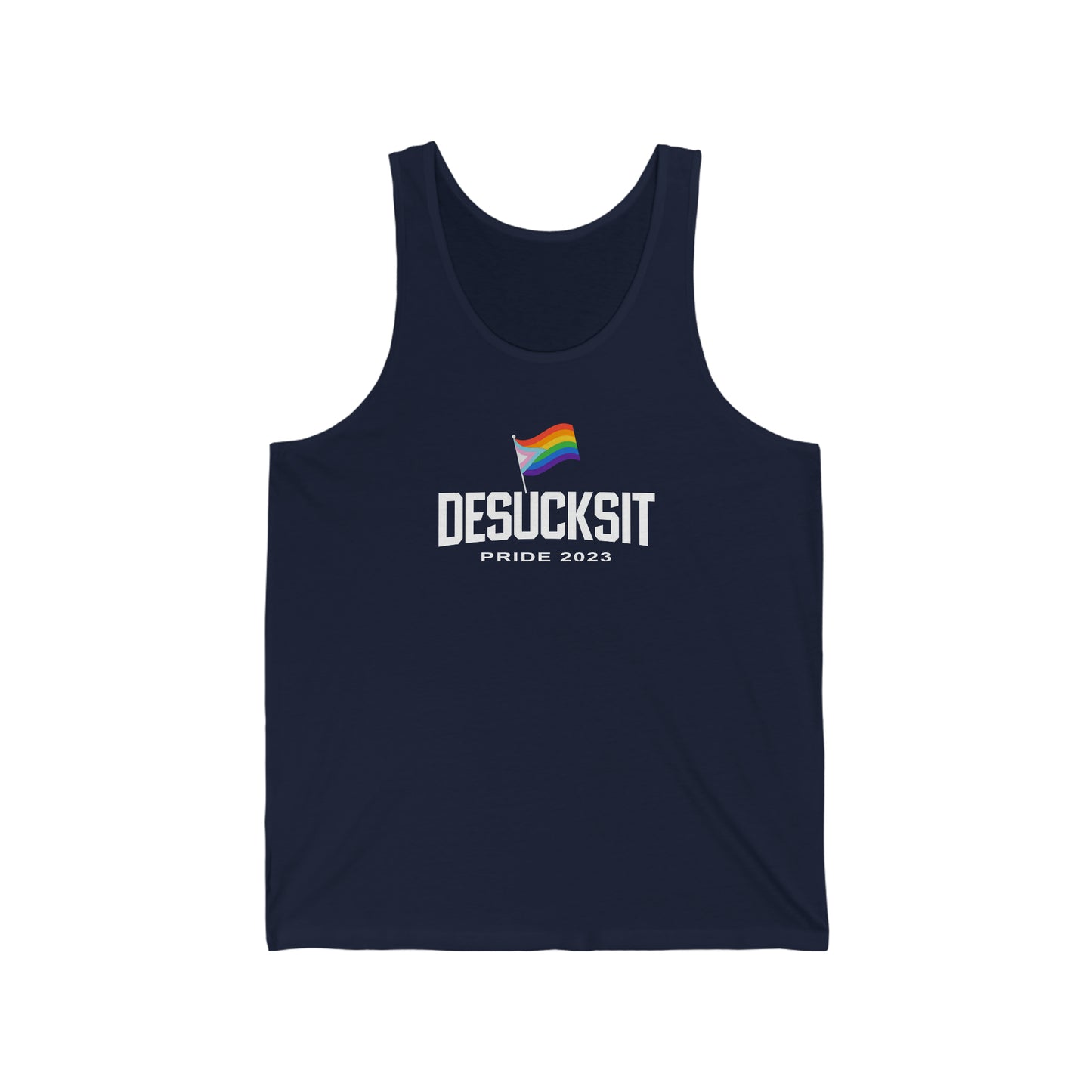 DeSucksIt - Pride 2023 Edition - Parody Unisex Tank Top