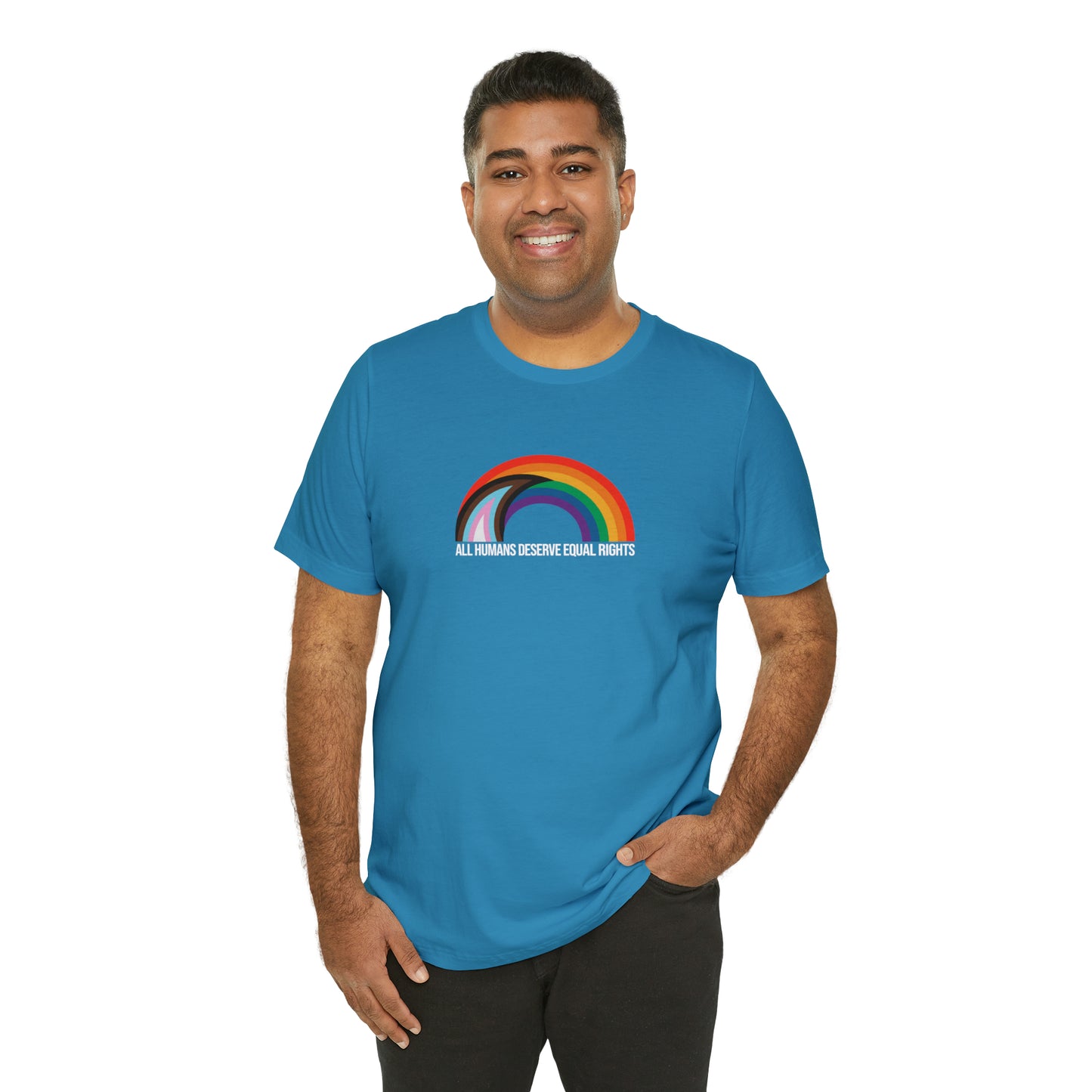 Rainbow Equal Rights - Unisex Pride T- Shirt