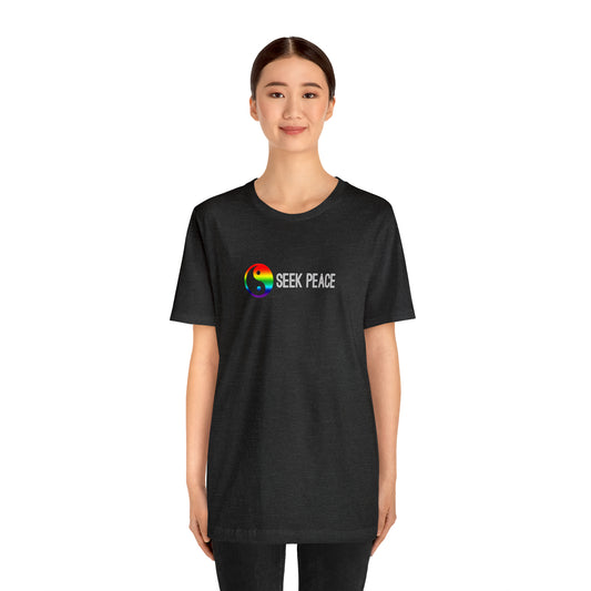 Seek Peace Unisex Pride T-Shirt