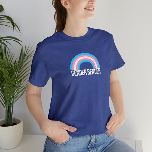 Gender Bender Trans Flag - Unisex Pride T-Shirt