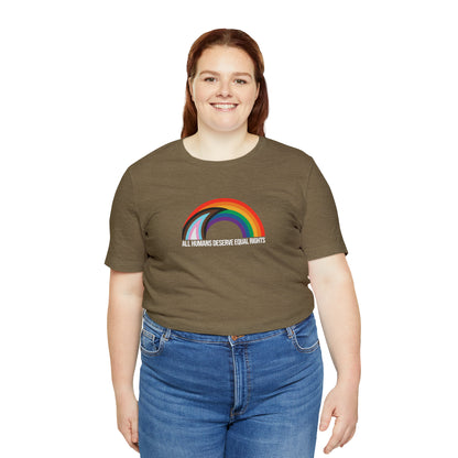 Rainbow Equal Rights - Unisex Pride T- Shirt