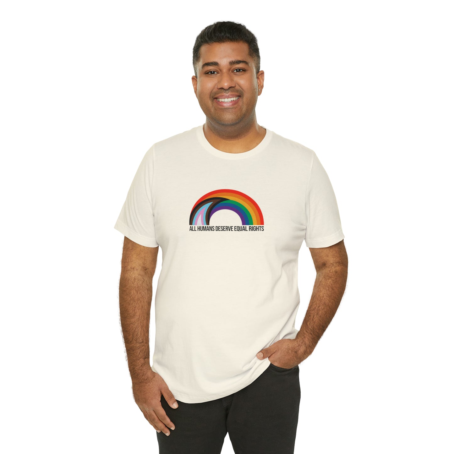 Rainbow Equal Rights - Unisex Pride T- Shirt