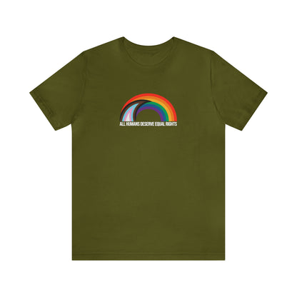 Rainbow Equal Rights - Unisex Pride T- Shirt