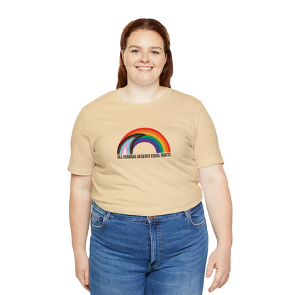 Rainbow Equal Rights - Unisex Pride T- Shirt